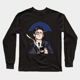 umbrella academy characters cartoon Long Sleeve T-Shirt